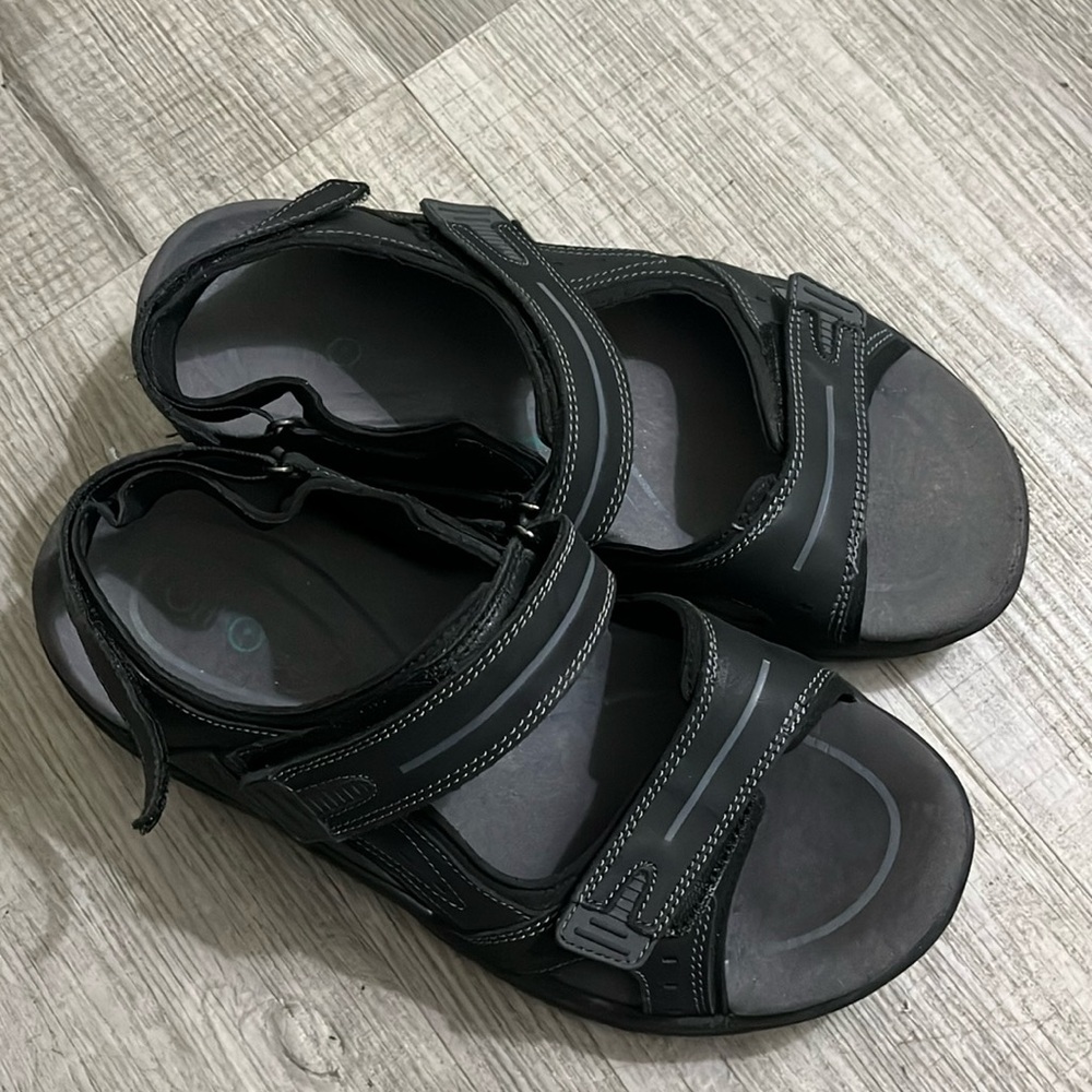 Orthofeet Black Sandals
